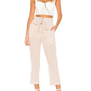 Free People Rumors Yarn Dye Belted Harem Pant 4